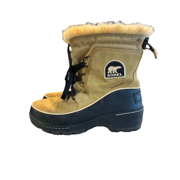 Sorel Women's Boots Tivoli II Curry/Black NL2532-373 US Size 6.5 - Picture 1 of 8
